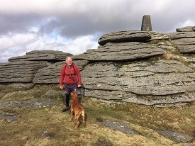 Bellever and Laughter Tors from&nbsp;Postbridge